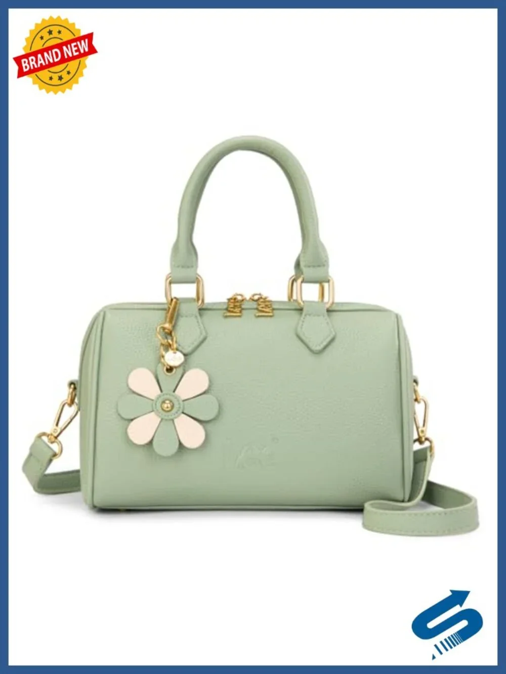 Women's Satchel Purse Faux Leather Convertible Crossbody Bag Top Handle Handbag